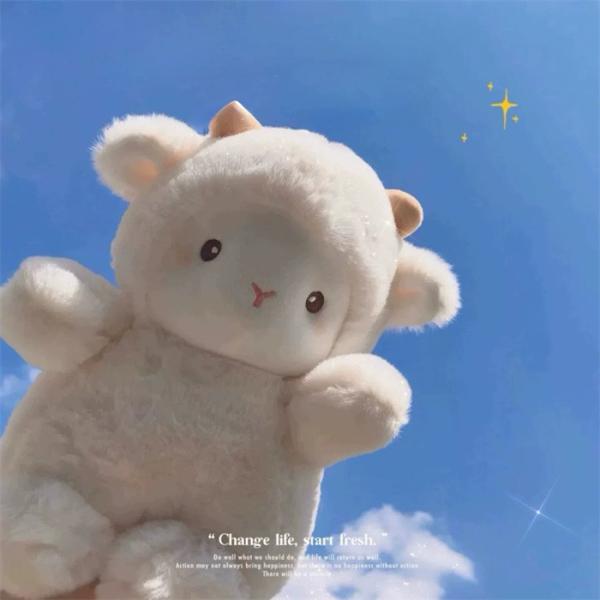 アニマルぬいぐるみ 動物ぬいぐるみ 全4タイプ ゾウ ひつじ クマ アヒル 座り姿 グレー イエロー ホワイト ブラウン アニマル 人形 イ ギフト ディスプレイ