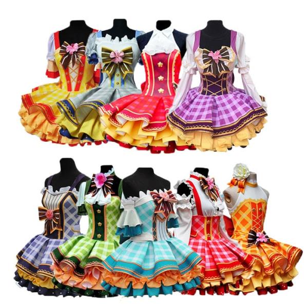 LoveLive ラブライブ！ スクフェス フラワーブーケ編 覚醒後 全員 コスプレ衣装 ステージ衣装 イベント 文化祭 仮装 変装