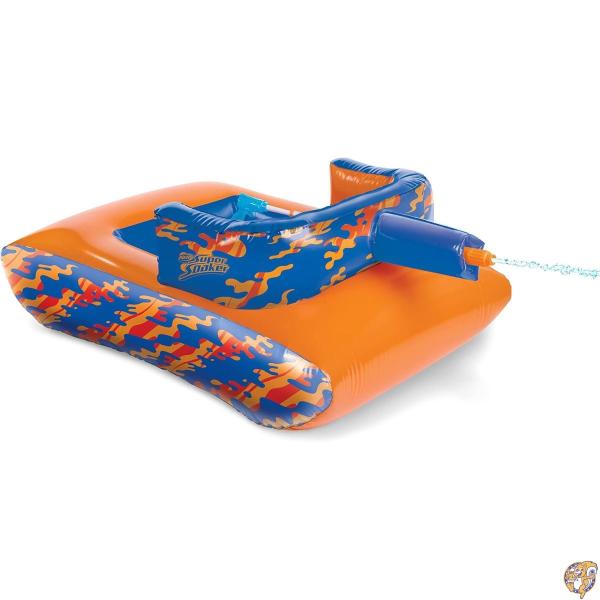 NERF スーパーソーカー メガフォース バトルタンク ライドオン - 空気注入式プールフロート プールフェッド