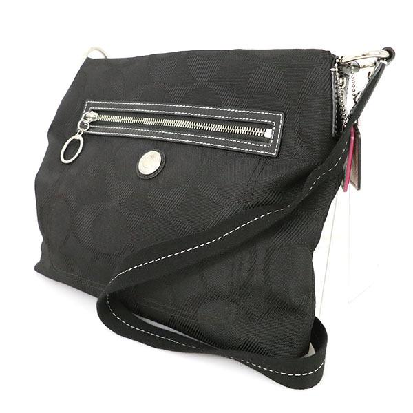 正規品　COACH コーチ　シグネチャー　ダッフル　ショルダーバッグ　斜めがけショルダー　ブラック　黒　キャンバス×レザー 楽天市場】【バッグ】COACH コーチ シグネチャー ソフトスリムダッフル