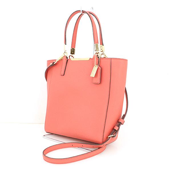 コーチ COACH コーラルピンク レザー マディソン ミニノース コーチ COACH コーラルピンク レザー マディソン ミニノース
