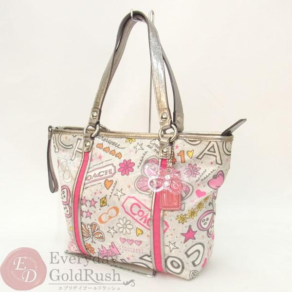コーチ COACH ショルダーバッグ F15712 ピンク グレー 蝶 コーチ COACH ショルダーバッグ F15712 ピンク グレー 蝶