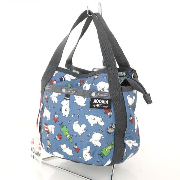 レスポートサック ムーミン&フレンズ ブルー×グレー ナイロン