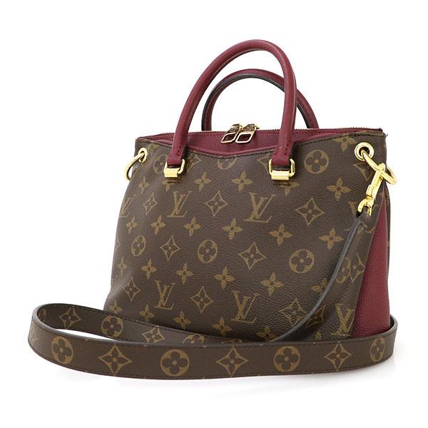 【美品・未使用】ルイヴィトン 　モノグラム 　パラスMM 　2wayバッグ ルイヴィトン LOUIS VUITTON モノグラムキャンバス ボルドー パラス
