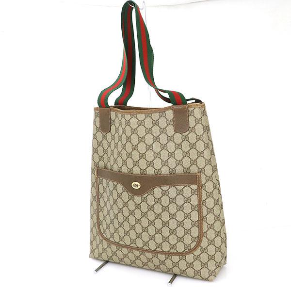グッチ ハンドバッグ 手提げ GG柄 シェリーライン インターロッキング