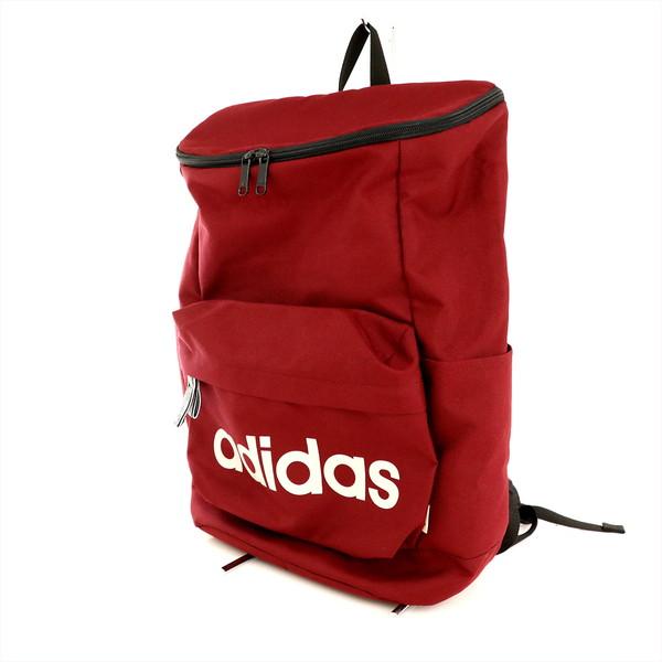 アディダス adidas ワインレッド キャンバス バックパック リュック 
