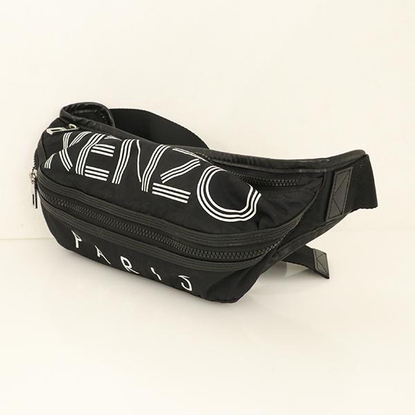 ケンゾー KENZO ブラック ナイロン ウエストポーチ ボディバッグ ケンゾー KENZO ブラック ナイロン ウエストポーチ ボディバッグ