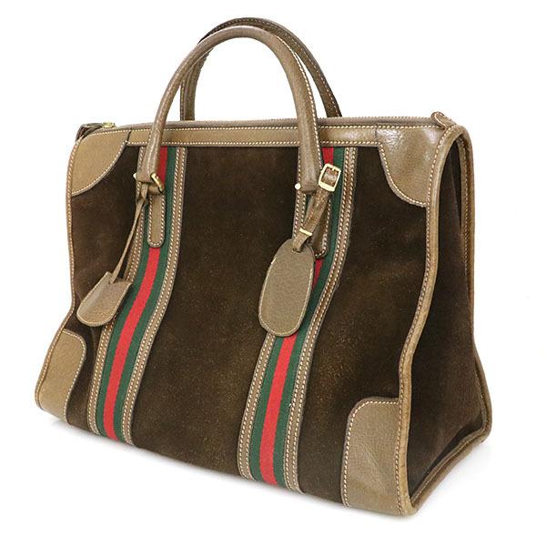グッチ GUCCI シェリーライン ブラウン スエード レザー グッチ GUCCI シェリーライン ブラウン スエード レザー