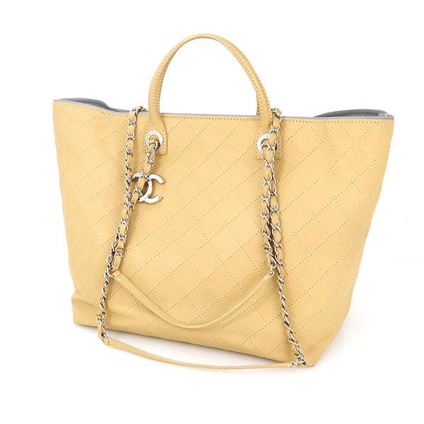 シャネル Chanel ワイルドステッチ ベージュ レザー チェーン セミショルダーバッグ 鞄 ブランドアイテム ファッション レディース Sa 中古 Everydaygoldrush 通販 Yahoo ショッピング