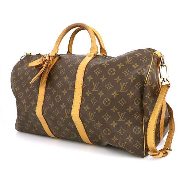 ルイヴィトン LOUIS VUITTON モノグラムキャンバス キーポル50 バンド