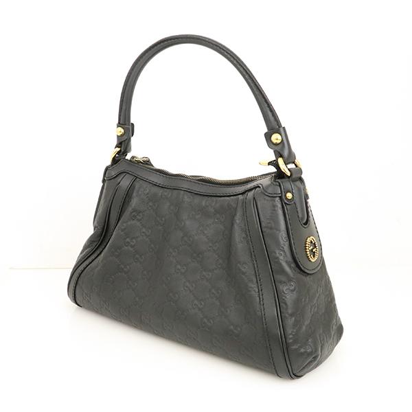 グッチ GUCCI シマライン ブラック グッチシマ レザー ワンショルダー  