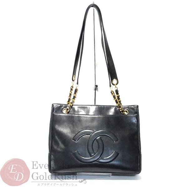 シャネル CHANEL ラム チェーン トートバッグ ココマーク シャネル CHANEL ラム チェーン トートバッグ ココマーク
