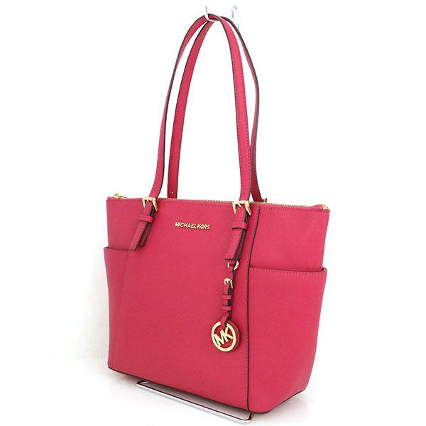 マイケルコース MICHAEL KORS ヴィヴィットピンク 合皮 トート マイケルコース MICHAEL KORS ヴィヴィットピンク 合皮 トート