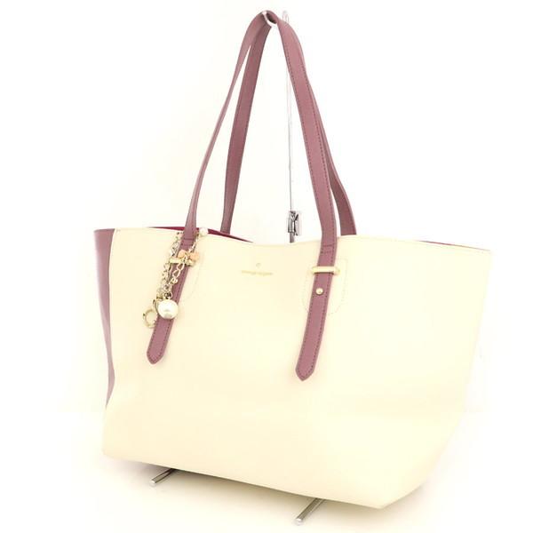 パサージュミニョン Passage Mignon ライラック くすみピンク ベージュ ホワイト 合皮 トートバッグ レディース Kk 中古 Everydaygoldrush 通販 Yahoo ショッピング