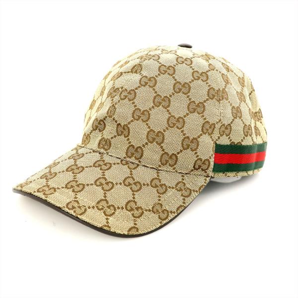 【未使用】GUCCI GGキャンバス シェリー バケットハット XLイタリア製 未使用】GUCCI GGキャンバス シェリー バケットハット XLイタリア製