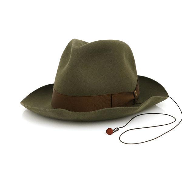ボルサリーノ BORSALINO 中折帽 ハット スエード ブランド小物 帽子