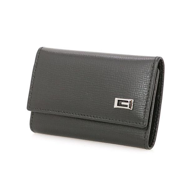グッチ GUCCI 6連キーケース 120950 レザー ブラック シルバー カギ 黒