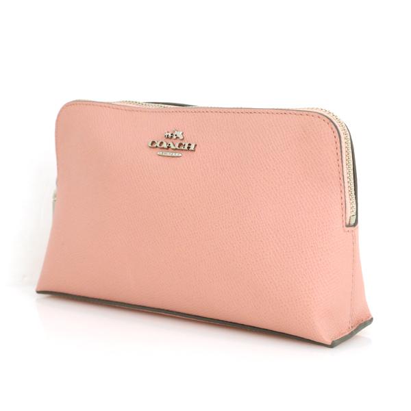 コーチ COACH ピンク レザー ポーチ 化粧ポーチ 52461 小物入れ  