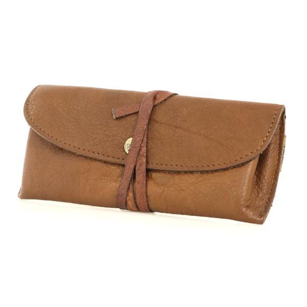 イビザ IBIZA ポーチ ペンケース レザー ブラウン 茶 文房具 ブランド