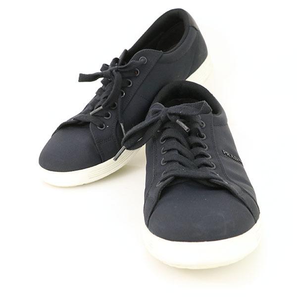 プラダ Prada 4e3256 スニーカー メンズ ナイロン ネイビー 表記サイズ8 靴 ブランドアイテム ファッション Mi 中古 Everydaygoldrush 通販 Yahoo ショッピング