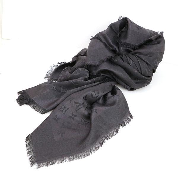 ルイ・ヴィトン LOUIS VUITTON ショール モノグラム LV アントラシット  