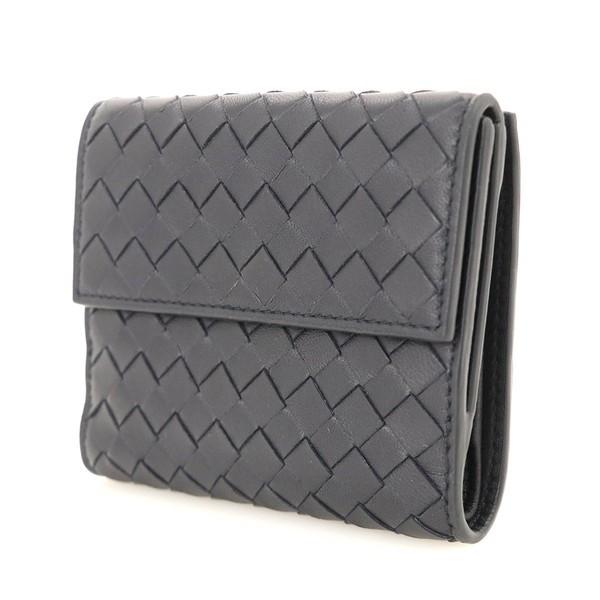 ボッテガヴィネタ Bottega Veneta イントレチャート ブラック レザー