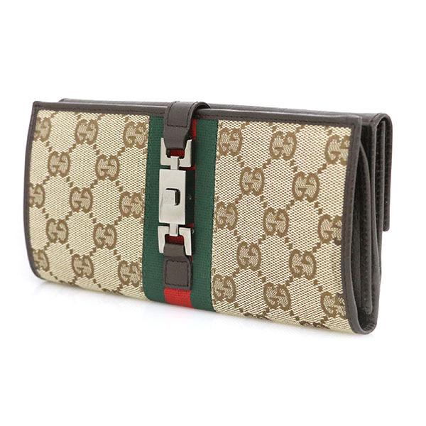良品 希少 グッチ 折り財布 シェリー GG キャンバス ベージュ GUCCI グッチ GUCCI シェリーライン GG柄ベージュ系 ブラウン GG