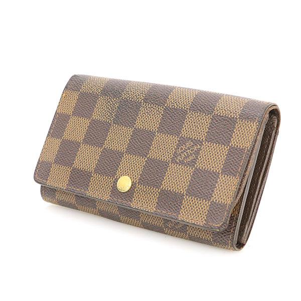 ルイヴィトン LOUIS VUITTON ダミエ キャンバス エベヌ ポルトモネ