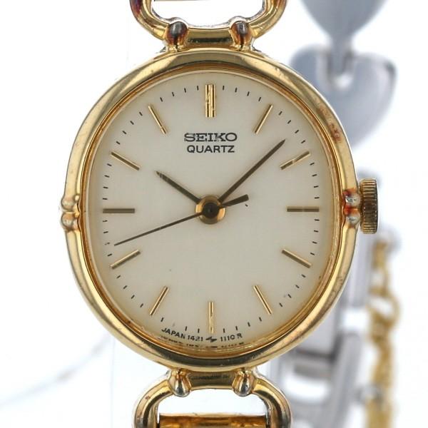 セイコー SEIKO オーバルフェイス アクアザトウォッチ 1421-5650