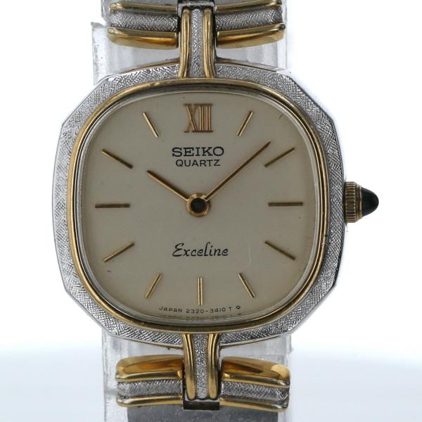 セイコー SEIKO エクセリーヌ Exceline 2320-6680 クオーツ ゴールド 