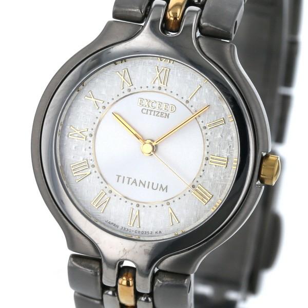 シチズン CITIZEN エクシード チタニウム ローマ 3330-C80304 TA シチズン CITIZEN エクシード チタニウム ローマ 3330-C80304 TA