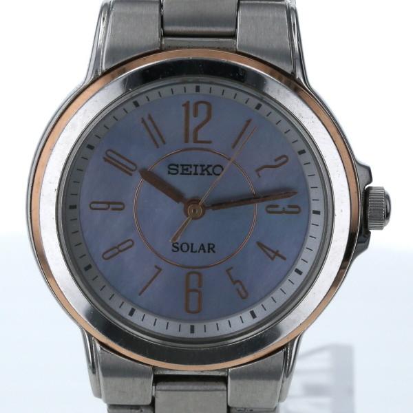 セイコー SEIKO SOLAR V181-0AZ0 ソーラー シェル文字盤 3針式