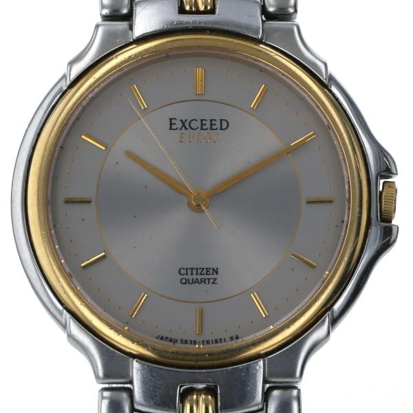 シチズン CITIZEN EXCEED EUROS 5639-F60820 クオーツ シルバー シチズン CITIZEN EXCEED EUROS 5639-F60820 クオーツ シルバー