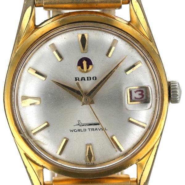ラドー RADO ワールドトラベル デイト 自動巻式 シャンパン ラドー RADO ワールドトラベル デイト 自動巻式 シャンパン