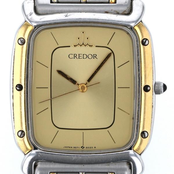 セイコー SEIKO クレドール スクエア 18KT 9571-5020 クオーツ セイコー SEIKO クレドール スクエア 18KT 9571-5020 クオーツ