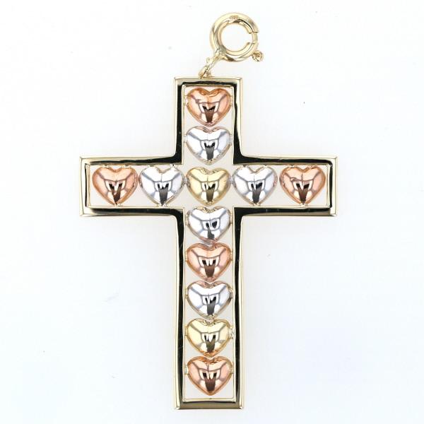 K10YG PG WG イエローゴールド ピンク ホワイト ネックレストップ