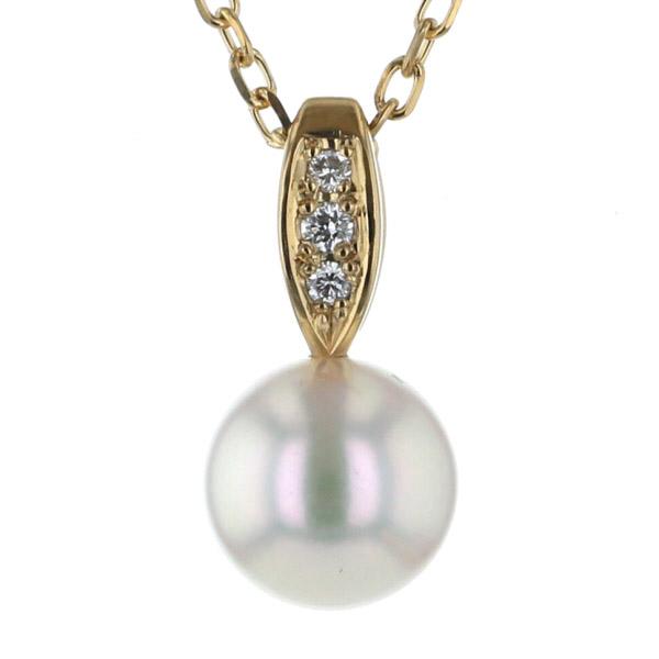 MIKIMOTO ミキモト K18YG イエローゴールド ネックレス アコヤ MIKIMOTO ミキモト K18YG イエローゴールド ネックレス アコヤ