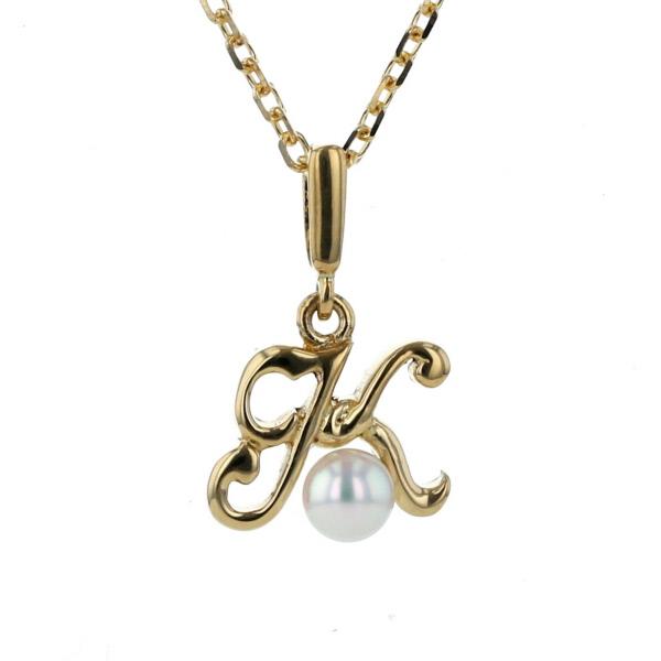 値下げ MIKIMOTO ミキモト K18YG イエローゴールド ネックレス アコヤ 