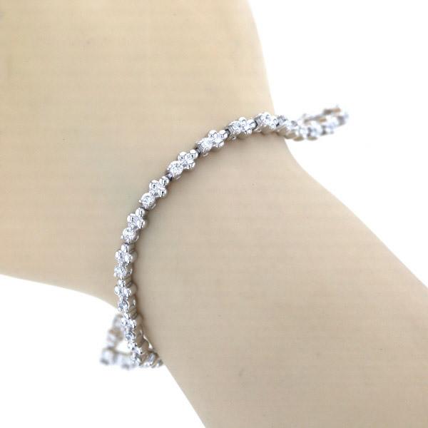 TASAKI タサキ K18WG ホワイトゴールド テニス ブレスレット TASAKI タサキ K18WG ホワイトゴールド テニス ブレスレット
