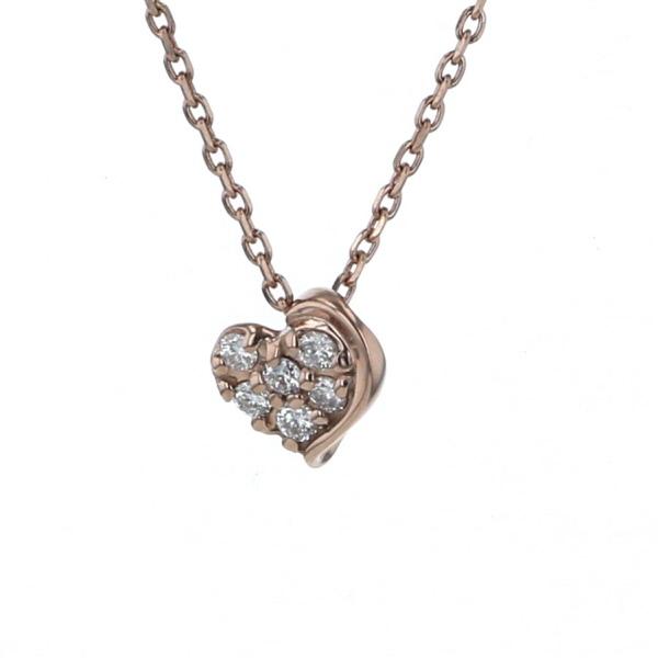 STAR JEWELRY スタージュエリー K10PG ピンクゴールド ネックレス 