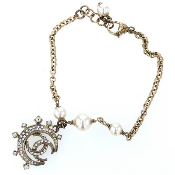 シャネル CHANEL ブレスレット フェイクパール CC ココマーク シャネル CHANEL ブレスレット フェイクパール CC ココマーク