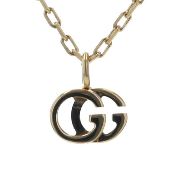 GUCCI グッチ K18YG イエローゴールド GGマーモントネックレス G ロゴ