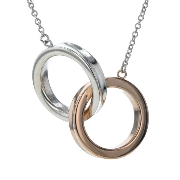 TIFFANY&Co. ティファニー K18 SV925 ピンクゴールド シルバー 1837  