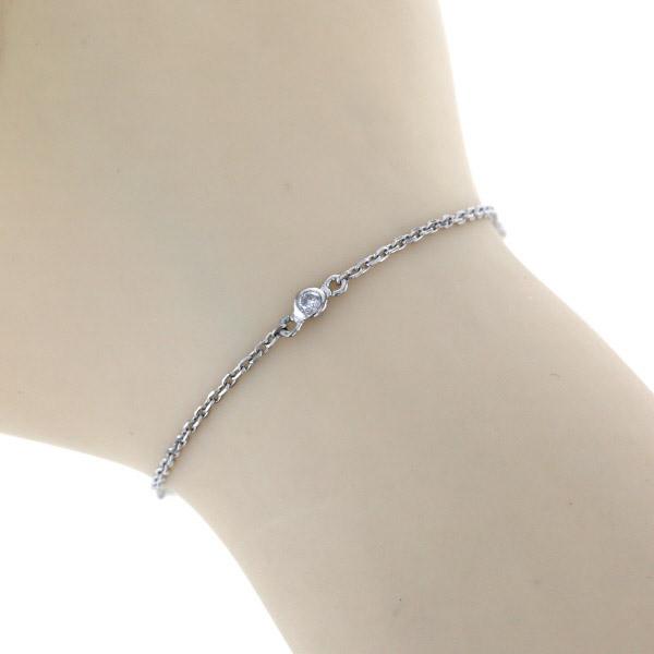 プラチナ850 ブレスレット ダイヤモンド0.10ct Pt850 プラチナ ブレスレット ダイヤモンド 0.10ct 3粒