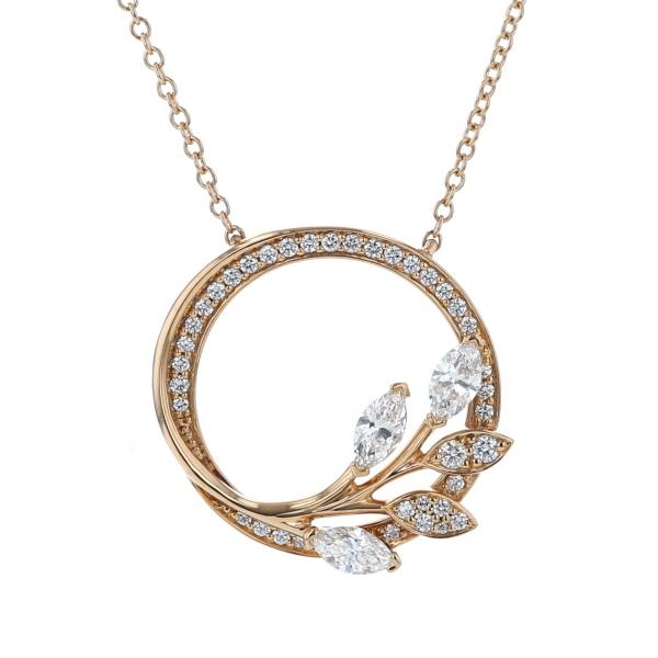 Tiffany Co ティファニー K18 ピンクゴールド ネックレス ダイヤモンドヴァインサークルペンダントスモール 41cm 新品仕上済 Zz 中古 Everydaygoldrush 通販 Yahoo ショッピング