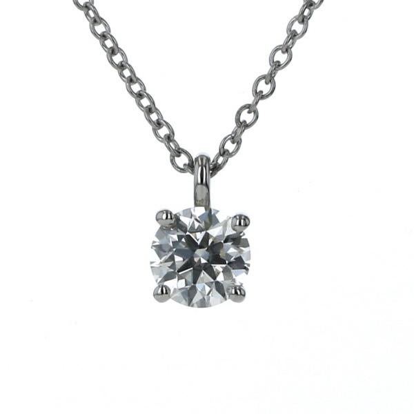 TIFFANY&Co. ティファニー Pt950 プラチナ ソリティアネックレス TIFFANY&Co. ティファニー Pt950 プラチナ ソリティアネックレス