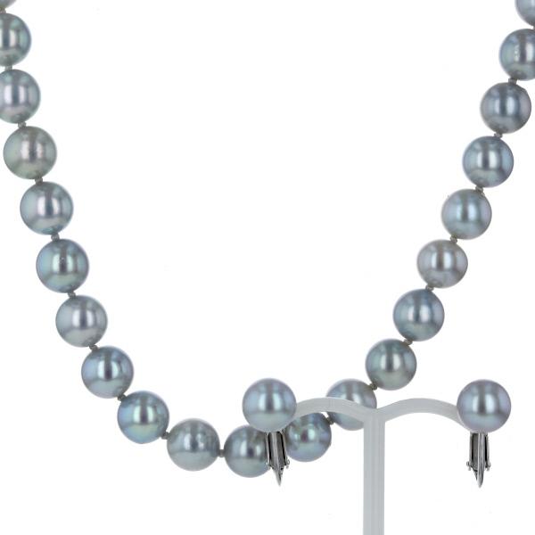 SILVER 925 シルバー ネックレス イヤリング 真珠 7.8mm パール 