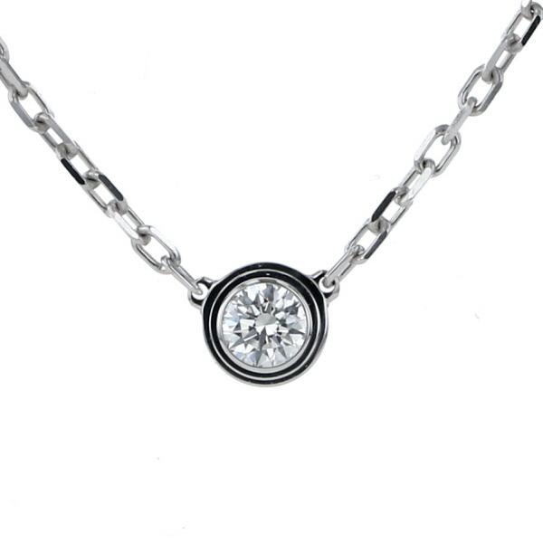 Cartier カルティエ K18WG ダムール ネックレス スモール Cartier カルティエ K18WG ダムール ネックレス スモール