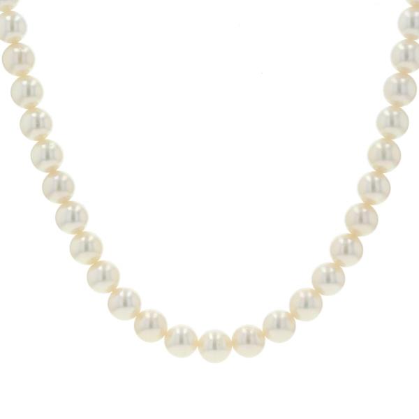 SILVER シルバー ネックレス パール 真珠 6.9mm 一連 フォーマル 冠婚