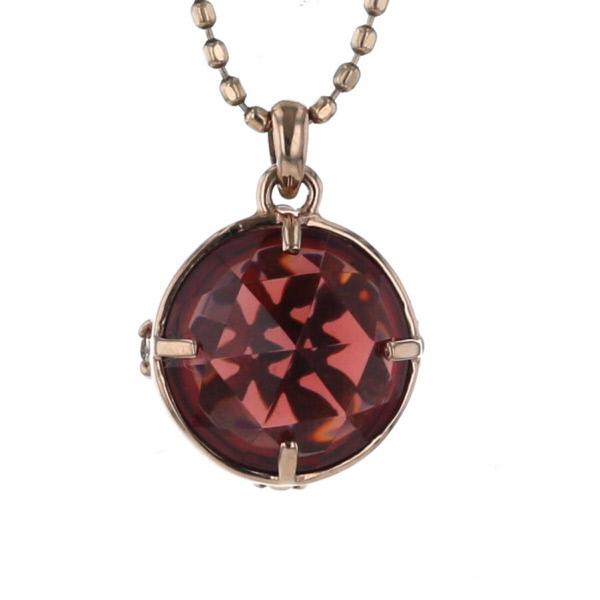 TAKE UP テイクアップ K10PG ピンクゴールド ネックレス ガーネット